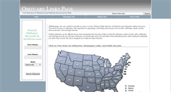 Desktop Screenshot of obitlinkspage.com